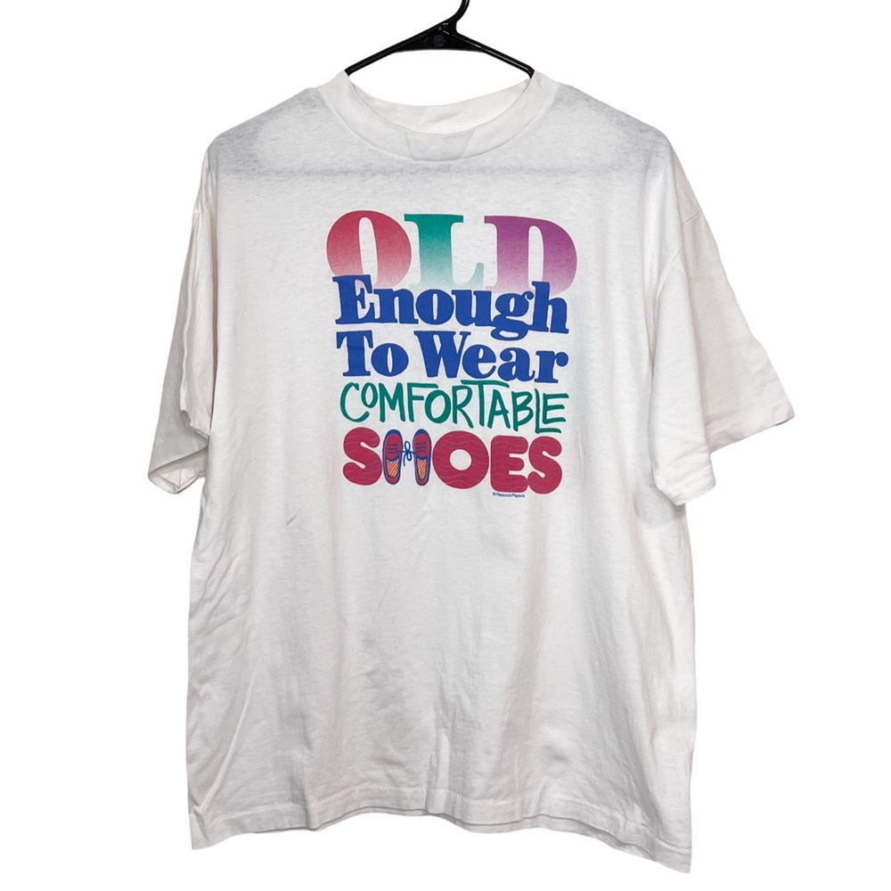 Vintage Single Stitch Tee with Funny Print